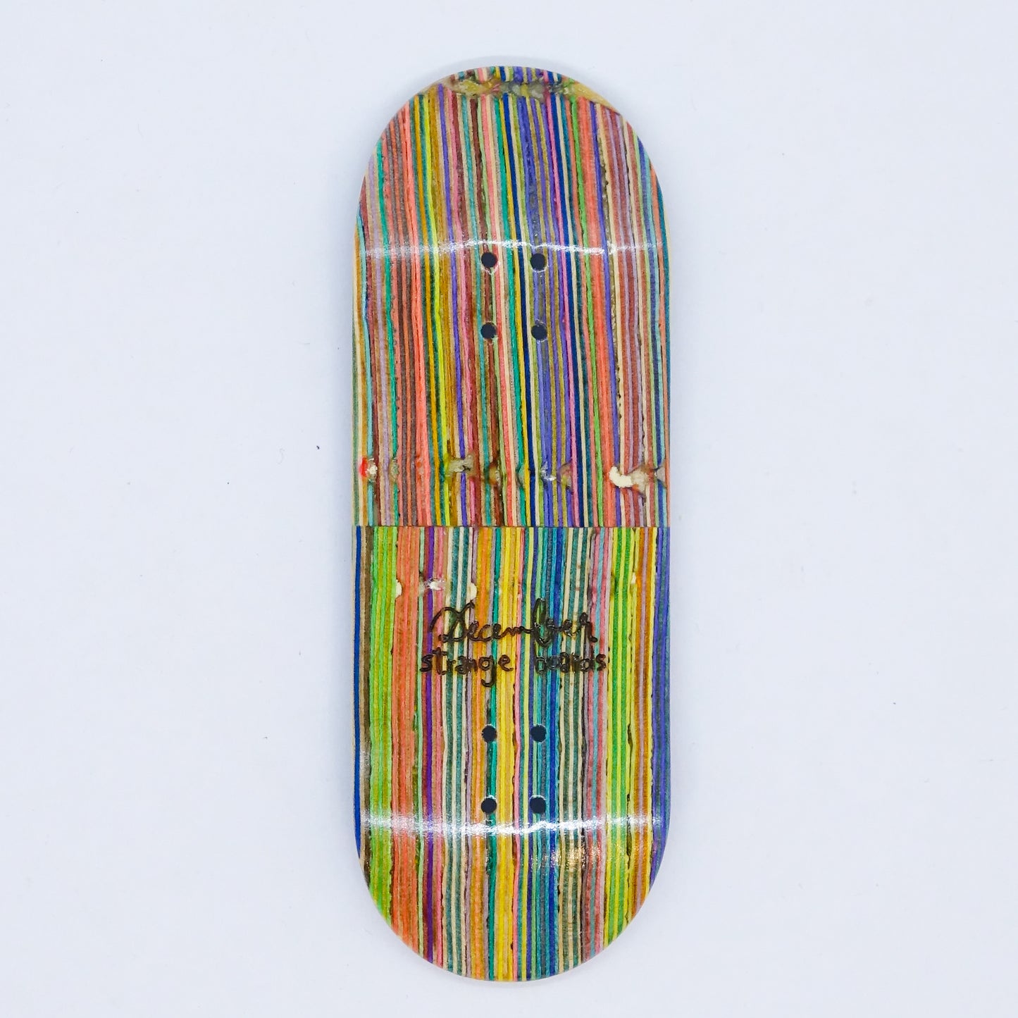 December Strange Boards - Recycled Fingerboards Stripy - December Fingerboards