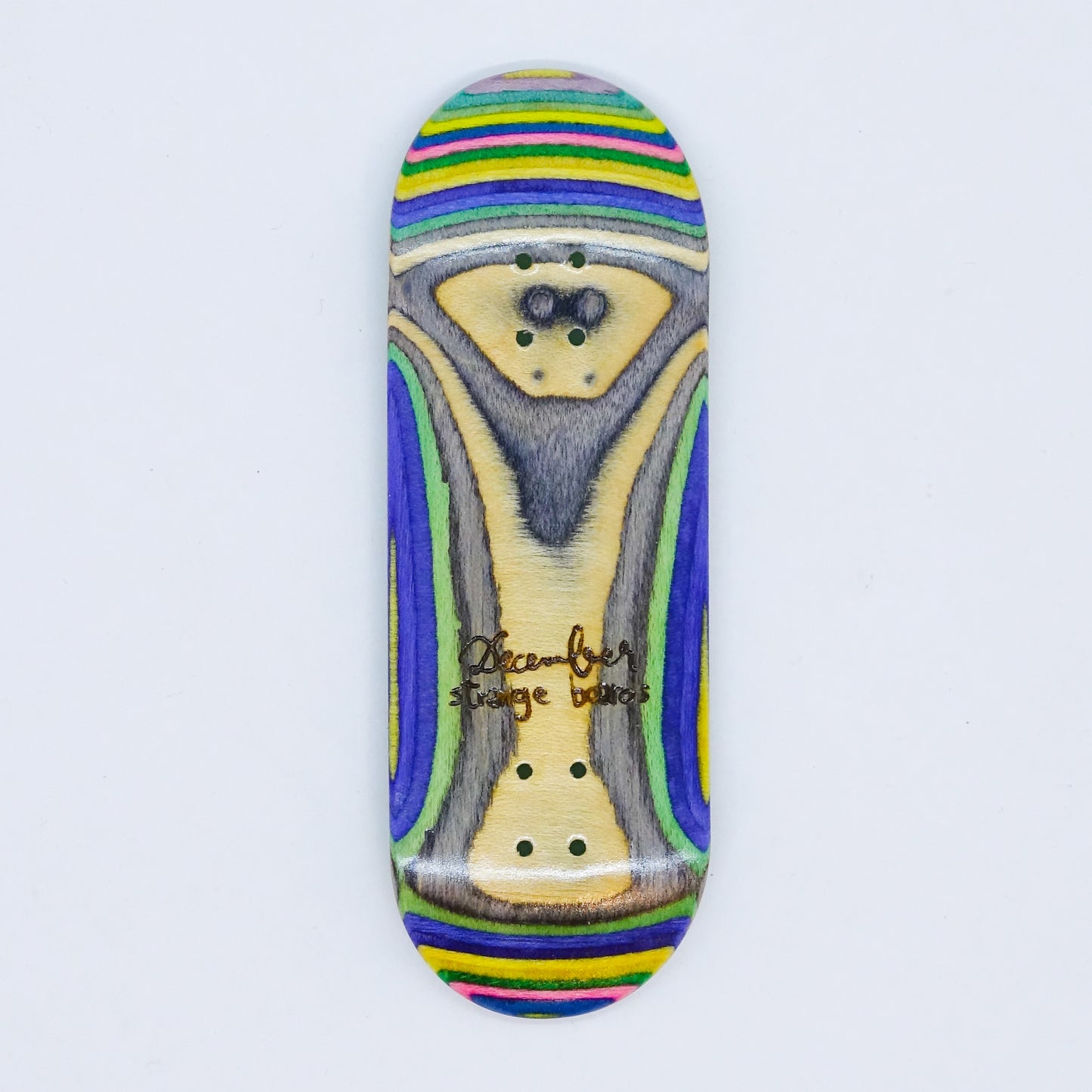 December Strange Boards - Recycled Fingerboards Cross Cut - December Fingerboards