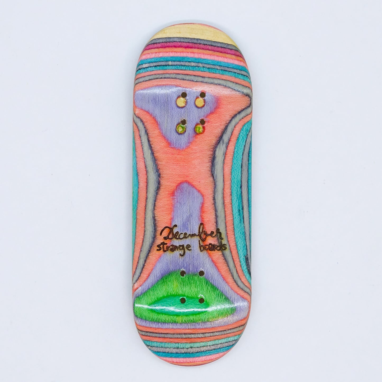 December Strange Boards - Recycled Fingerboards Cross Cut - December Fingerboards