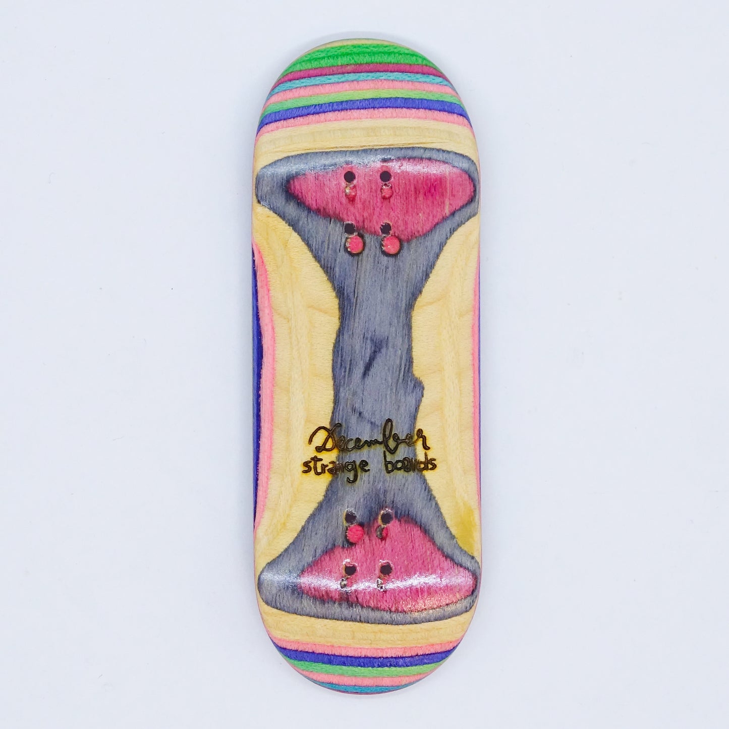 December Strange Boards - Recycled Fingerboards Cross Cut - December Fingerboards