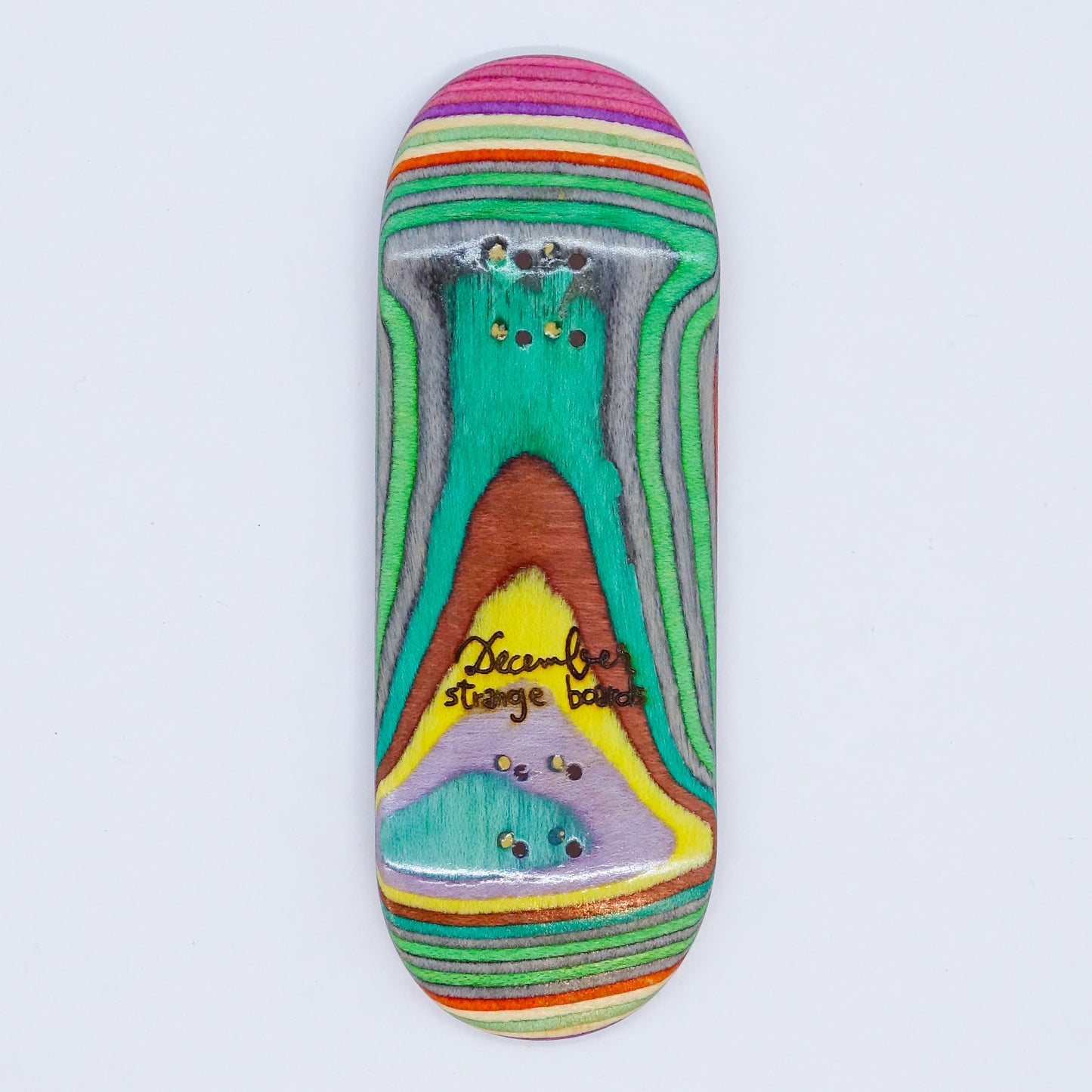 December Strange Boards - Recycled Fingerboards Cross Cut - December Fingerboards