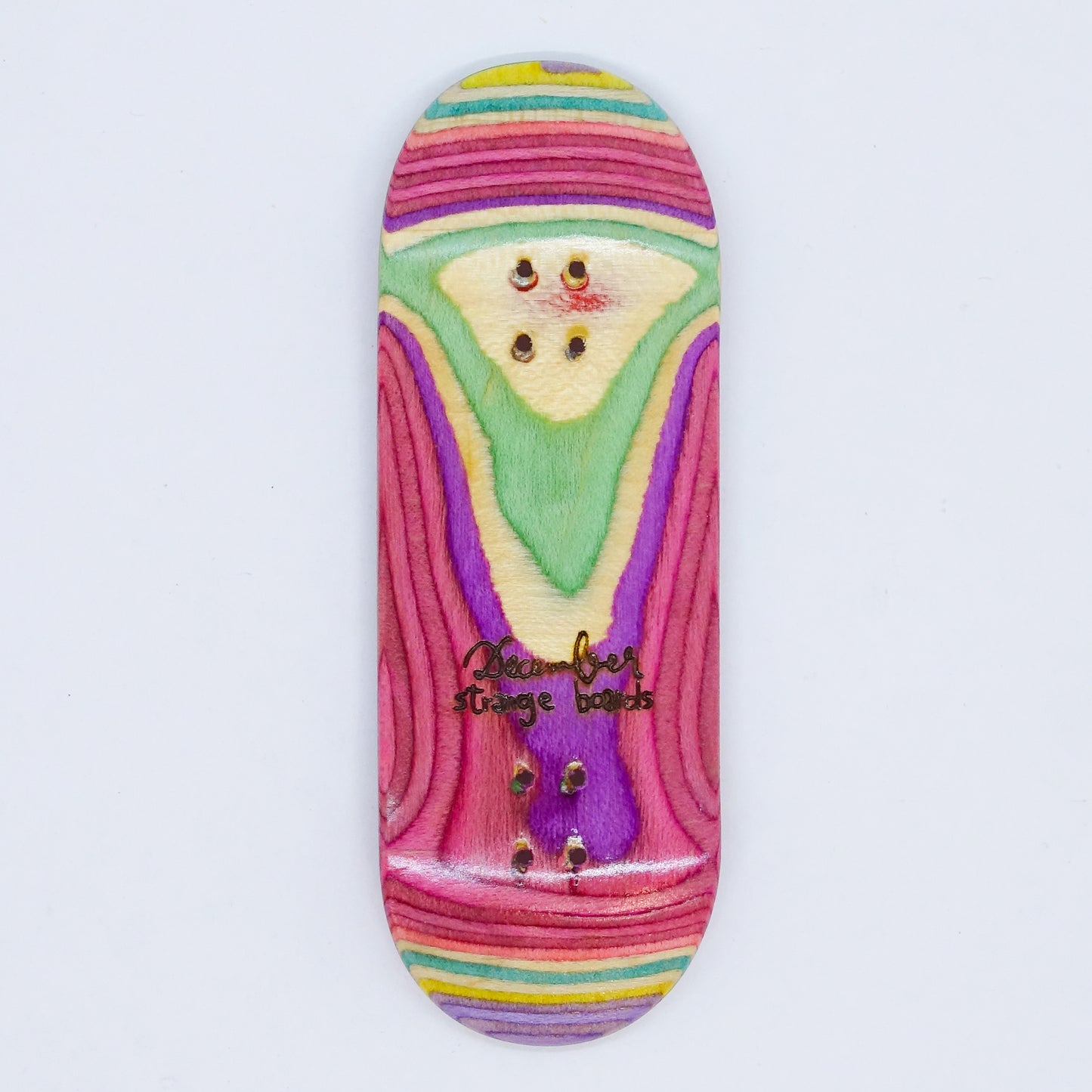 December Strange Boards - Recycled Fingerboards Cross Cut - December Fingerboards