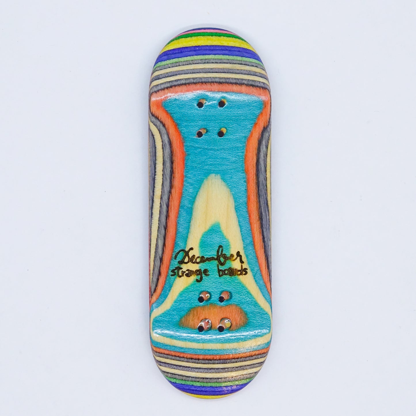 December Strange Boards - Recycled Fingerboards Cross Cut - December Fingerboards