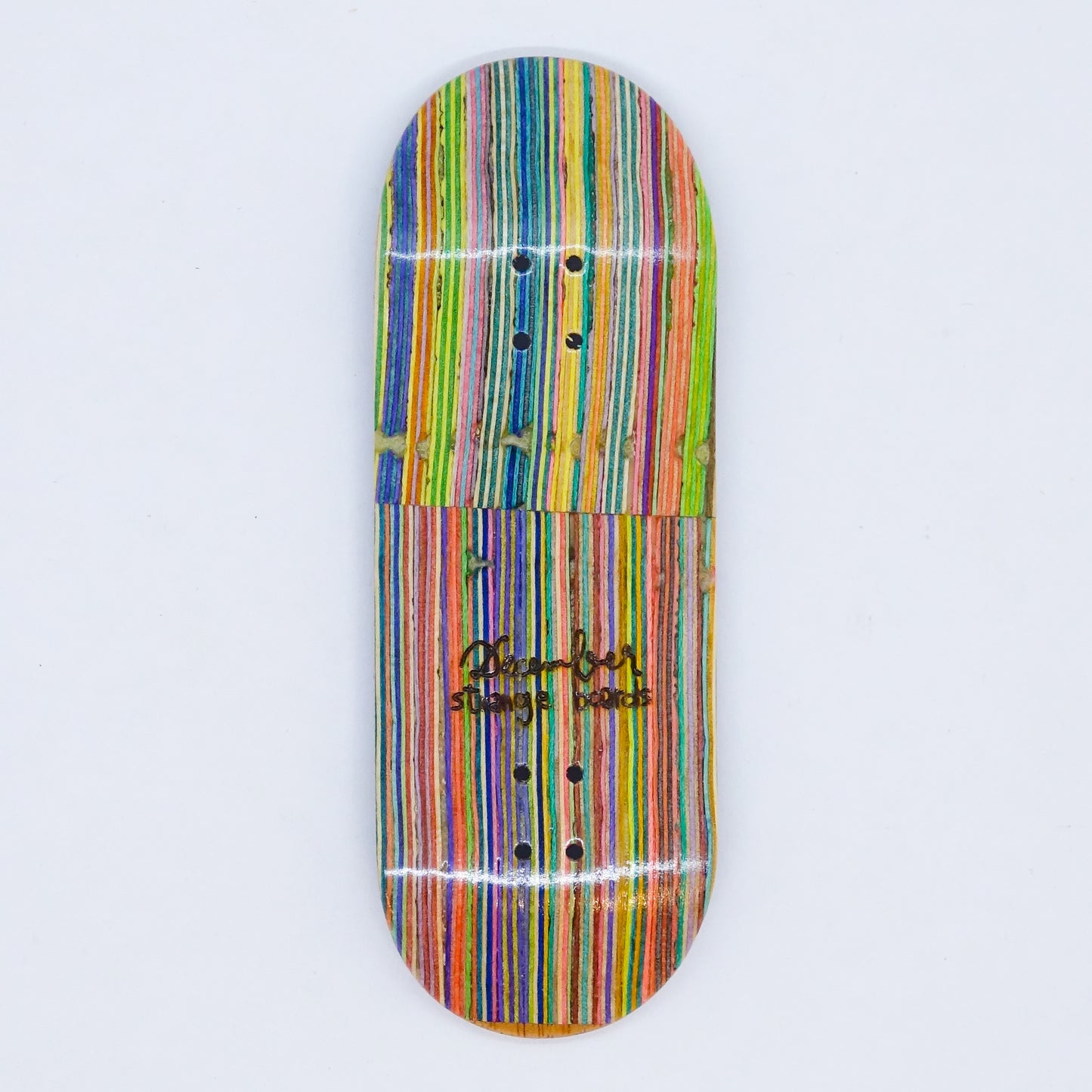 December Strange Boards - Recycled Fingerboards Stripy - December Fingerboards
