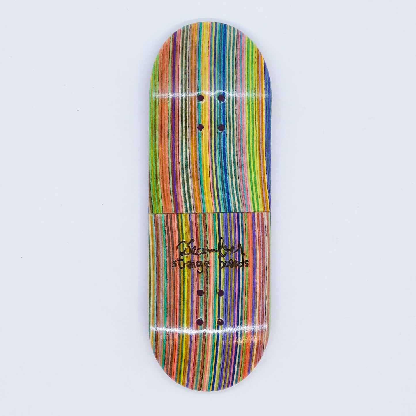 December Strange Boards - Recycled Fingerboards Stripy - December Fingerboards