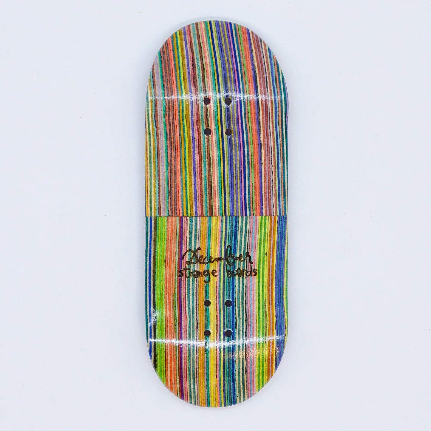 December Strange Boards - Recycled Fingerboards Stripy - December Fingerboards