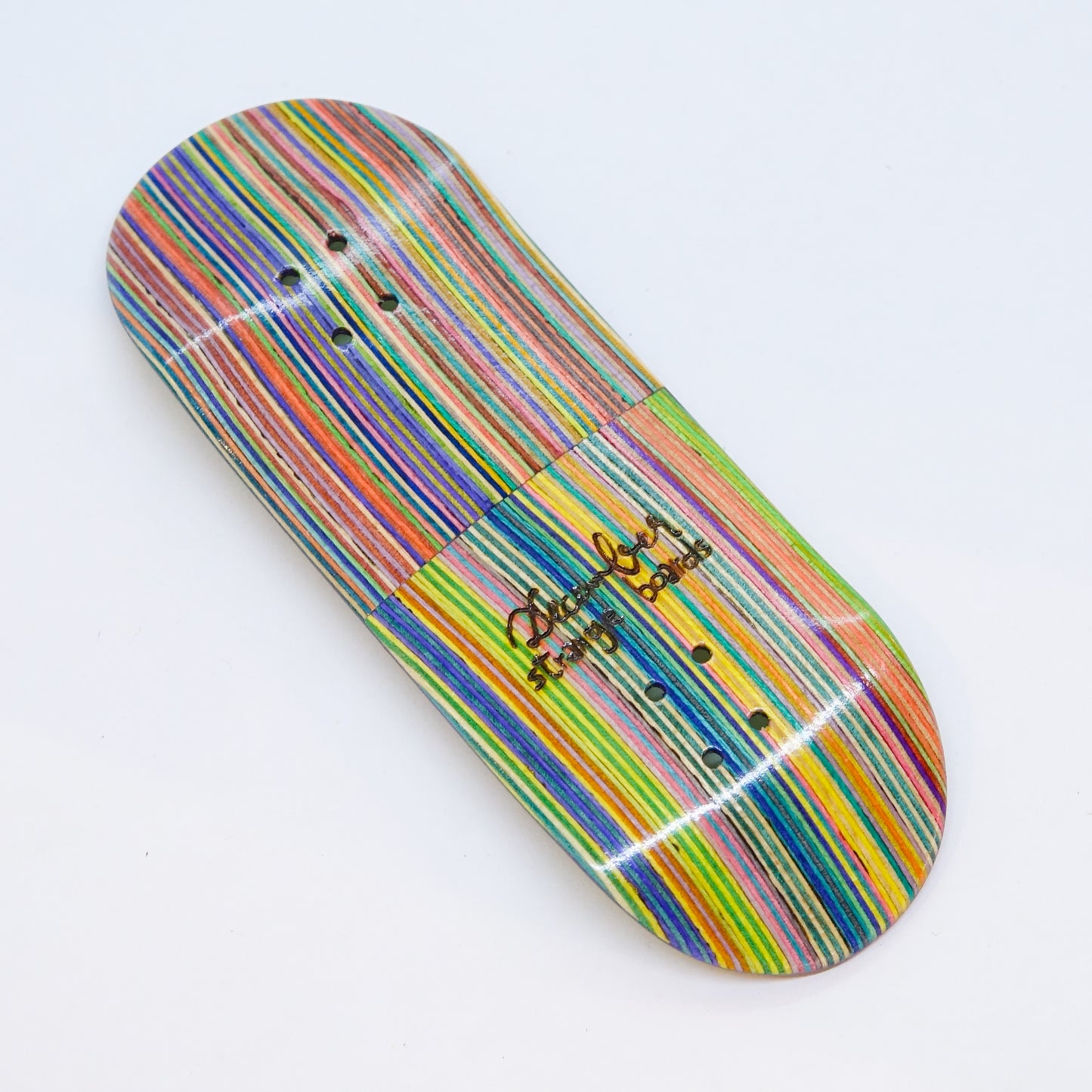 December Strange Boards - Recycled Fingerboards Stripy - December Fingerboards