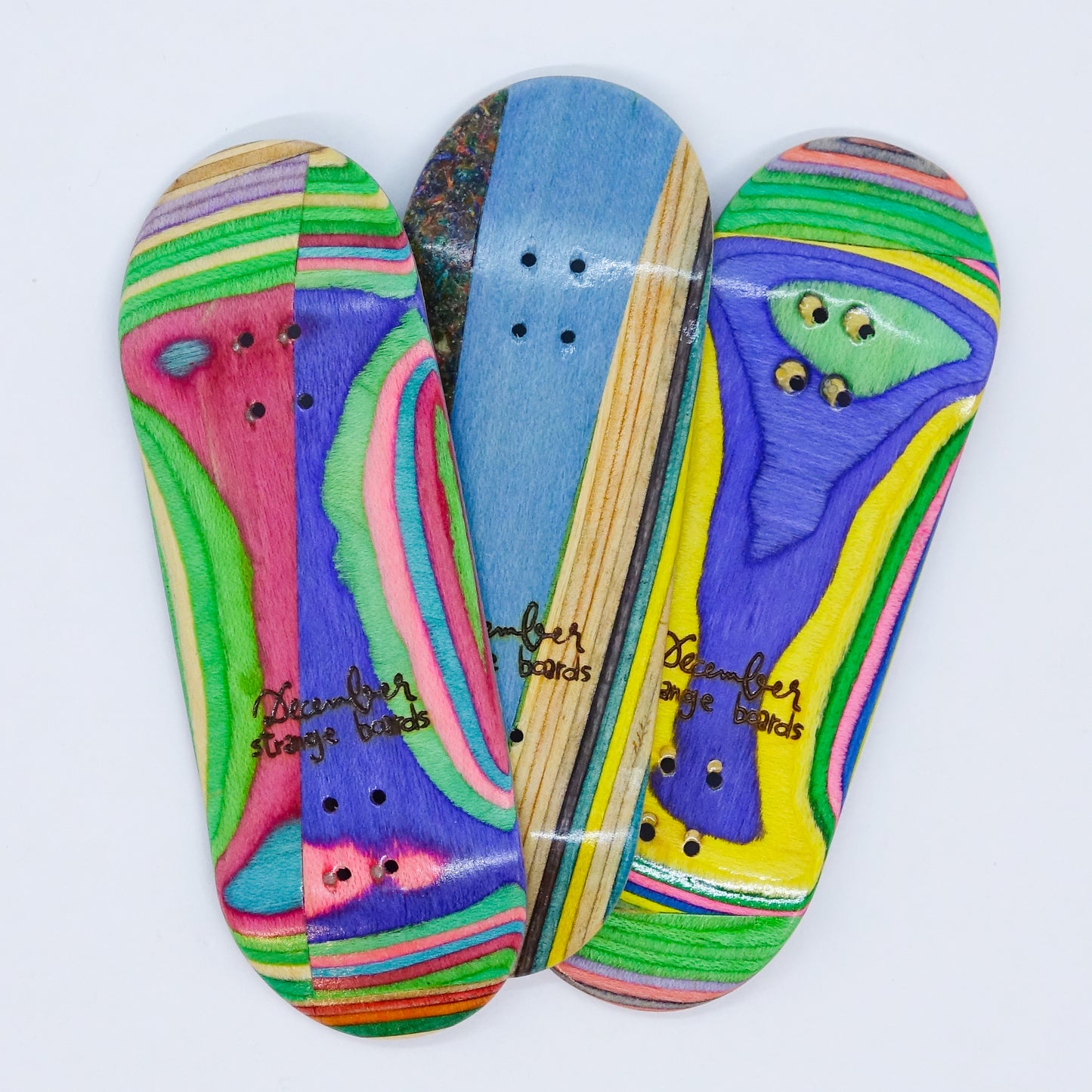 December Strange Boards - Recycled Fingerboards Split-Plies - December Fingerboards