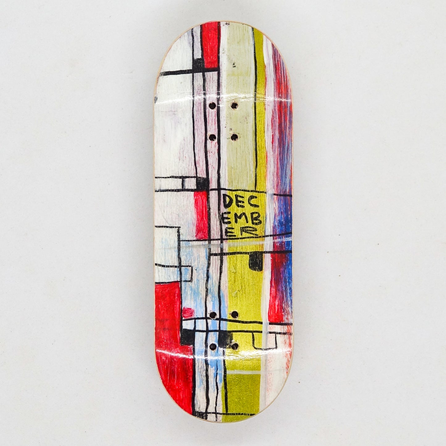 December "Labyrinth" Hand-Painted Decks - December Fingerboards
