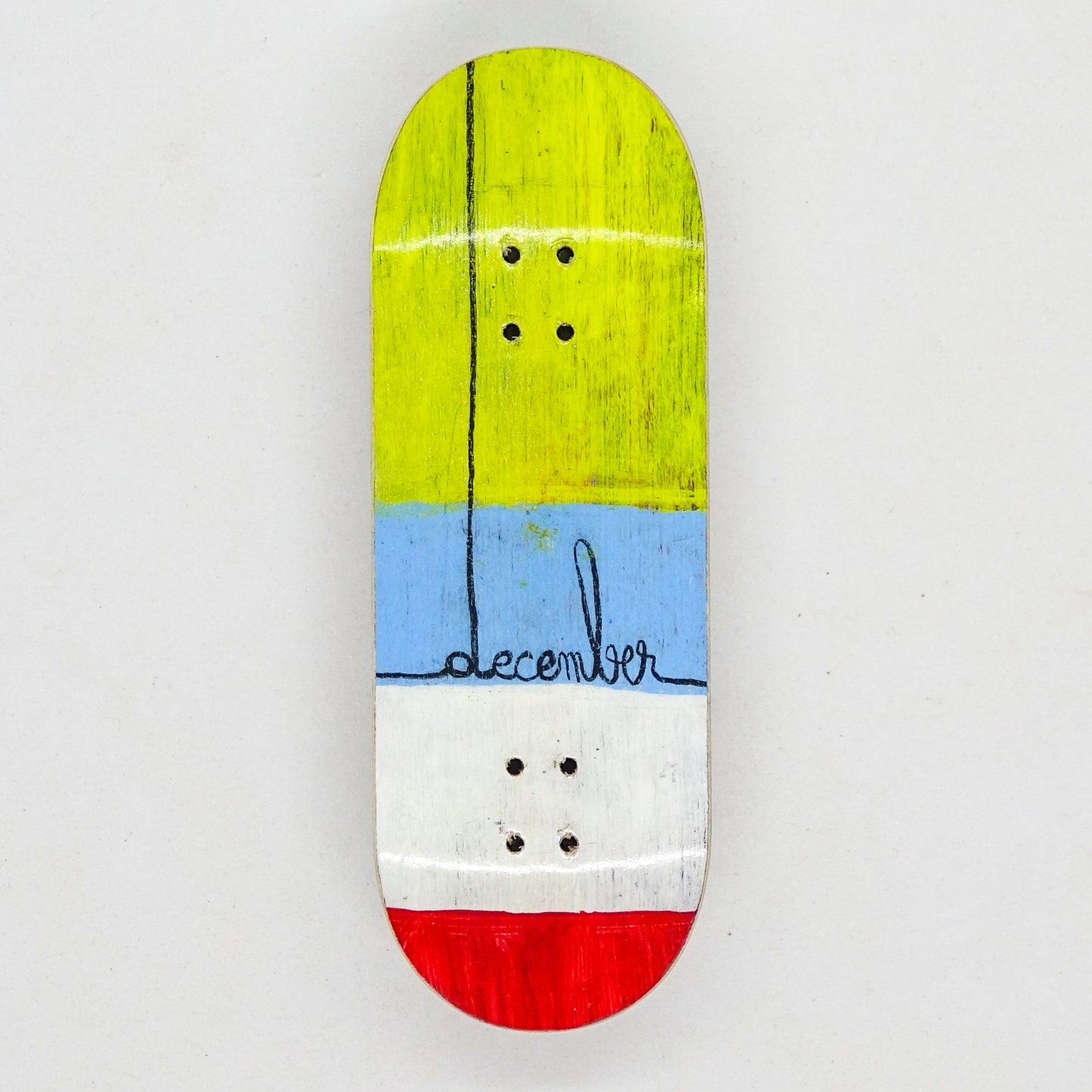 December "Labyrinth" Hand-Painted Decks - December Fingerboards