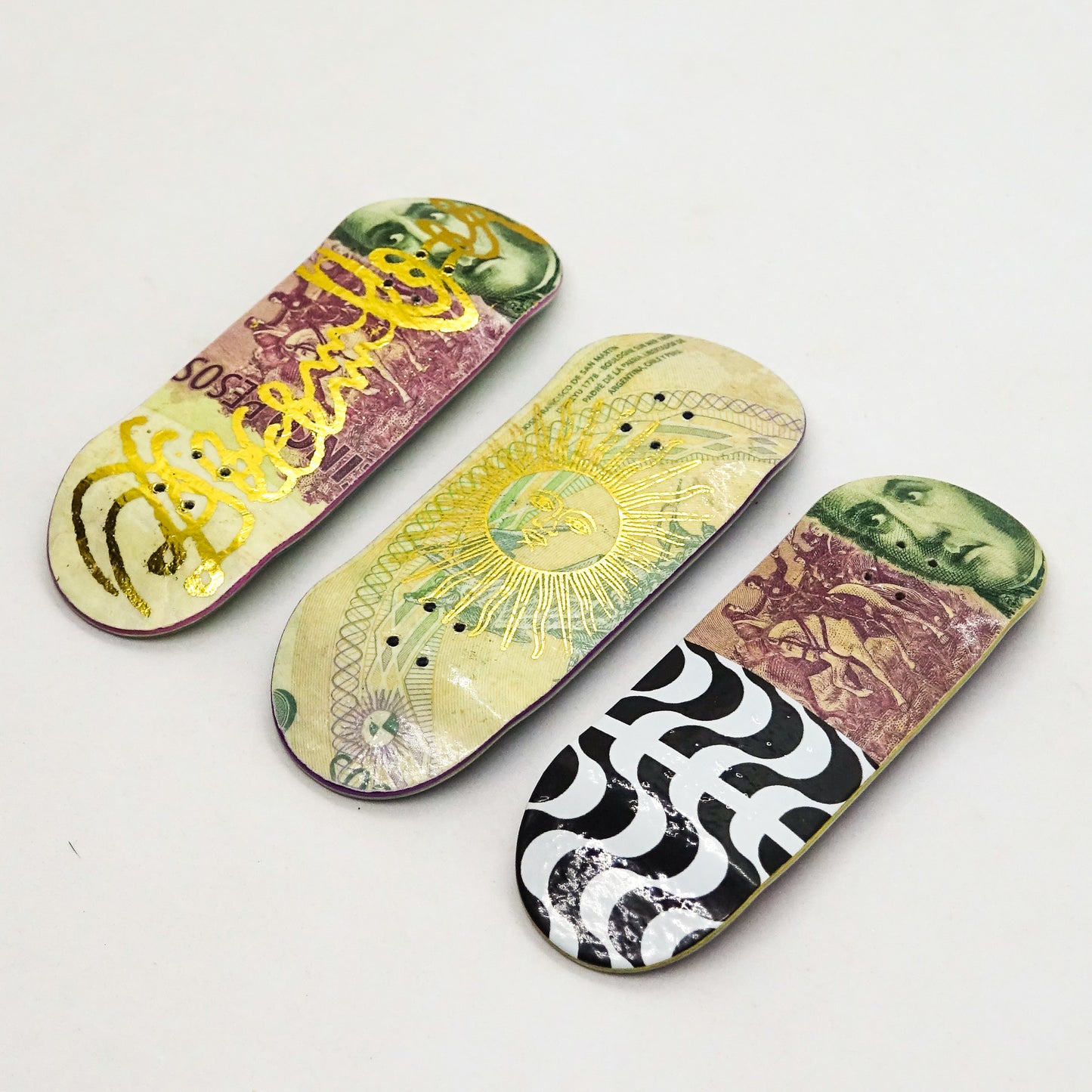 December Real Money Deck - Collage Edition - December Fingerboards