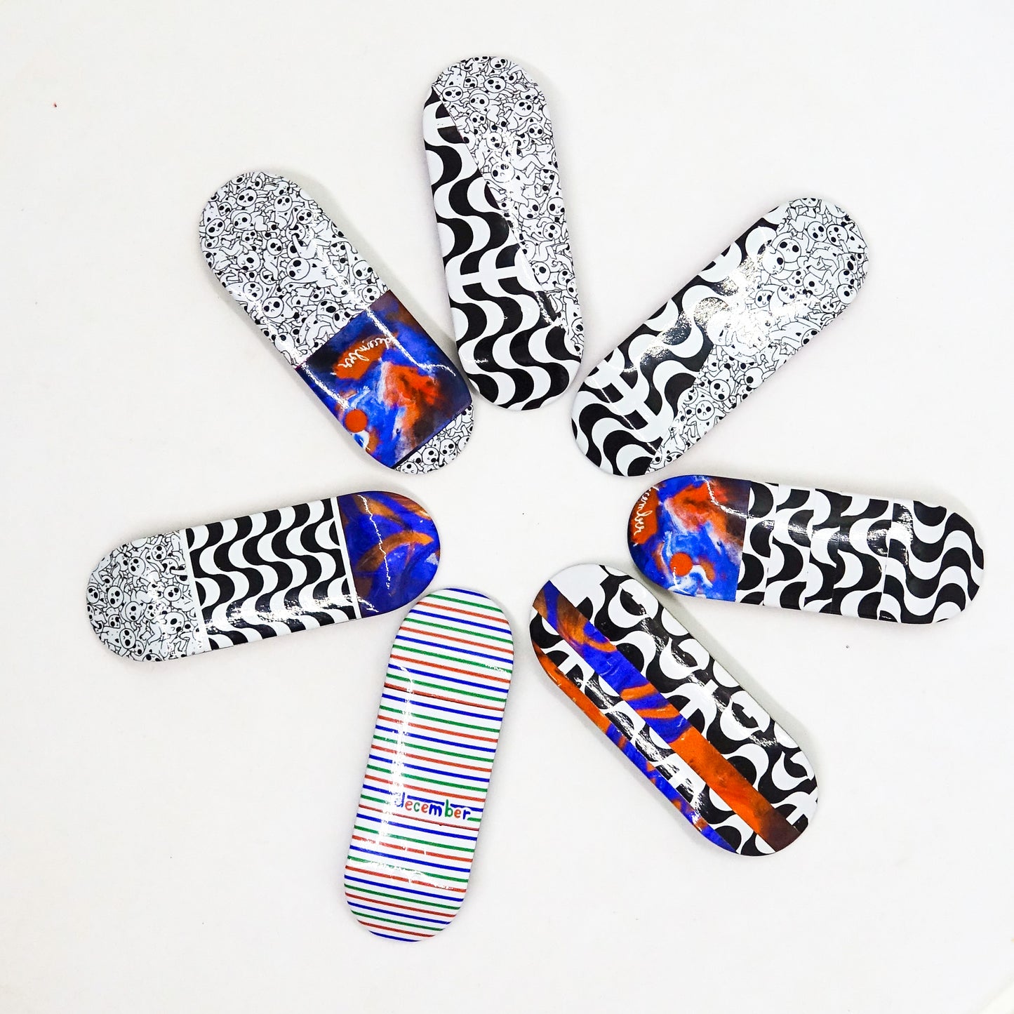December Real Wear - Collage Decks - December Fingerboards