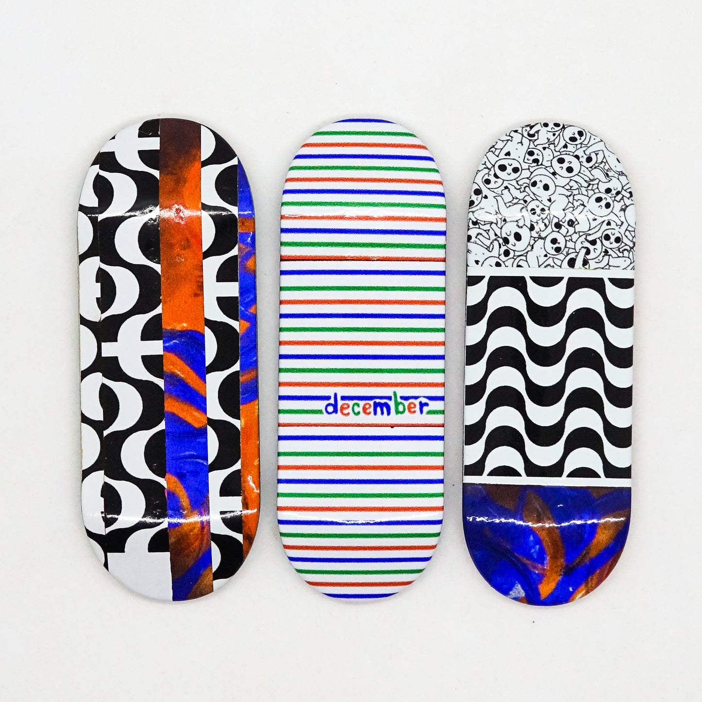December Real Wear - Collage Decks - December Fingerboards
