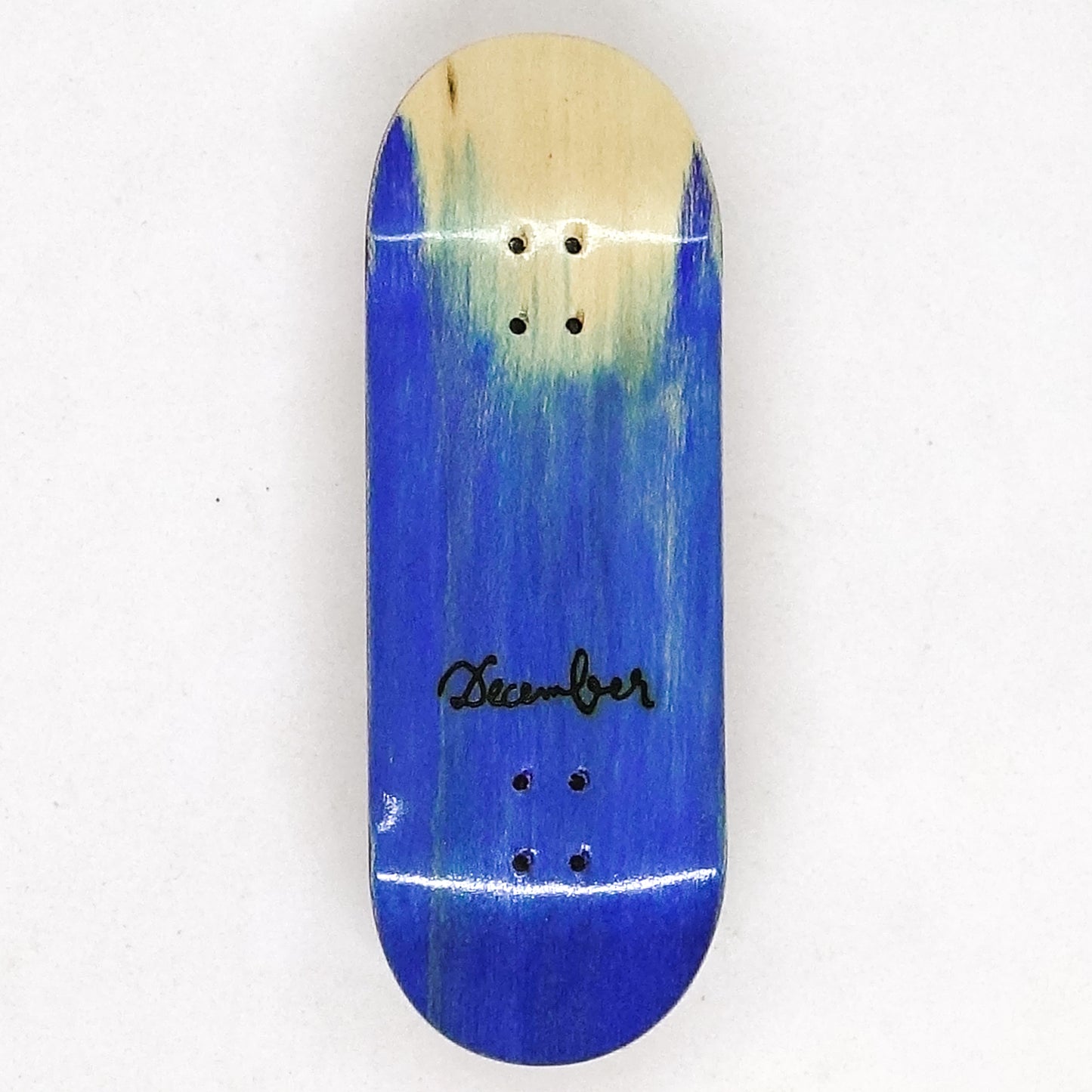 December Maple Board - December Logo Sky - December Fingerboards