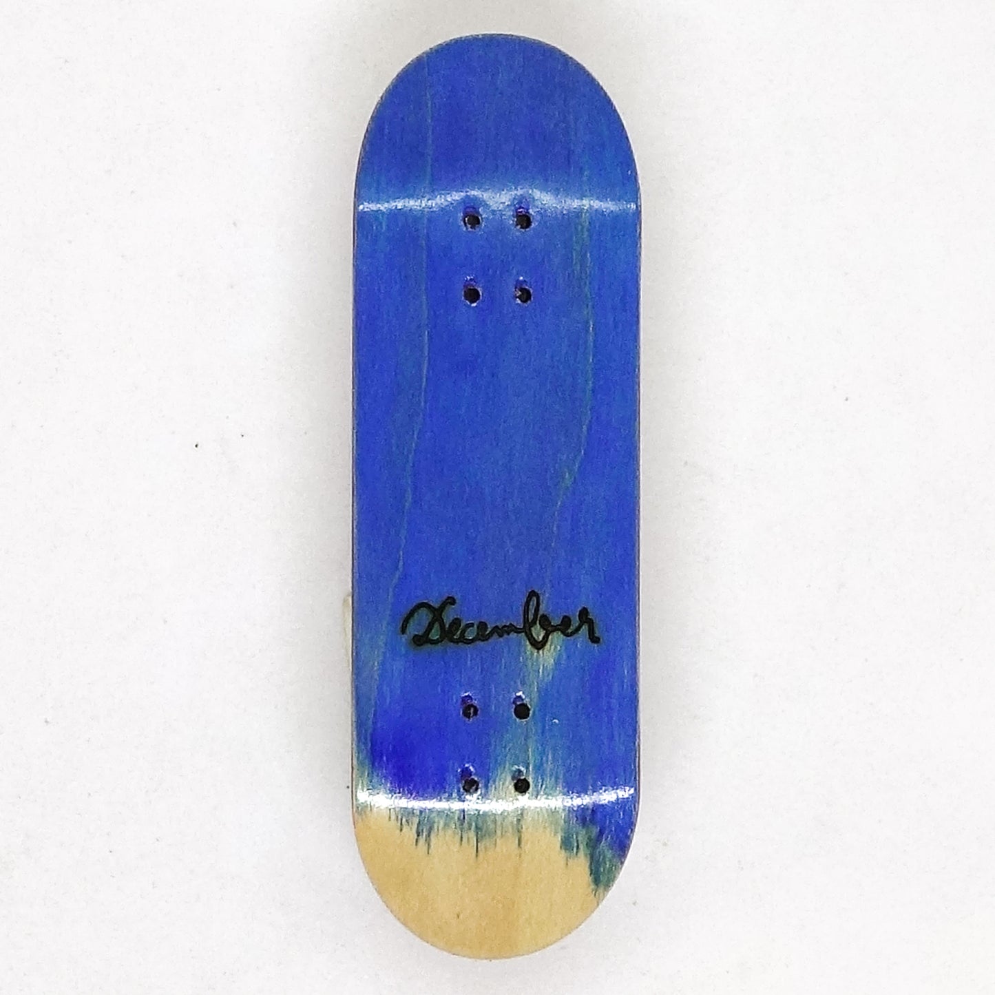 December Maple Board - December Logo Sky - December Fingerboards