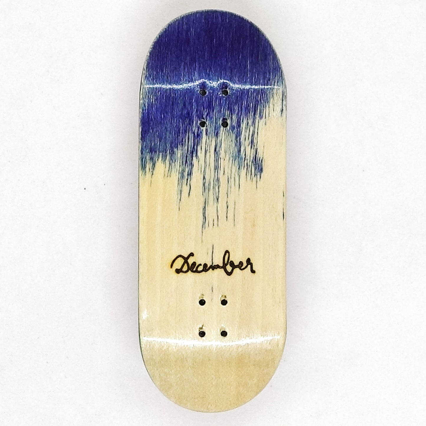 December Maple Board - December Logo Sky - December Fingerboards