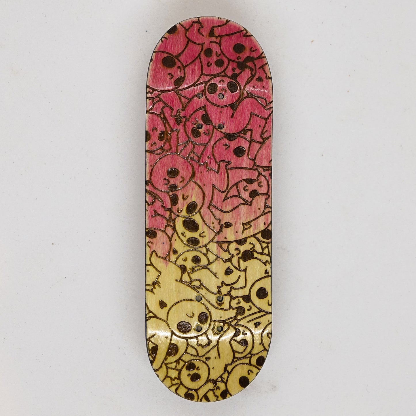 December Maple Board - HappySad Party Tye Dye