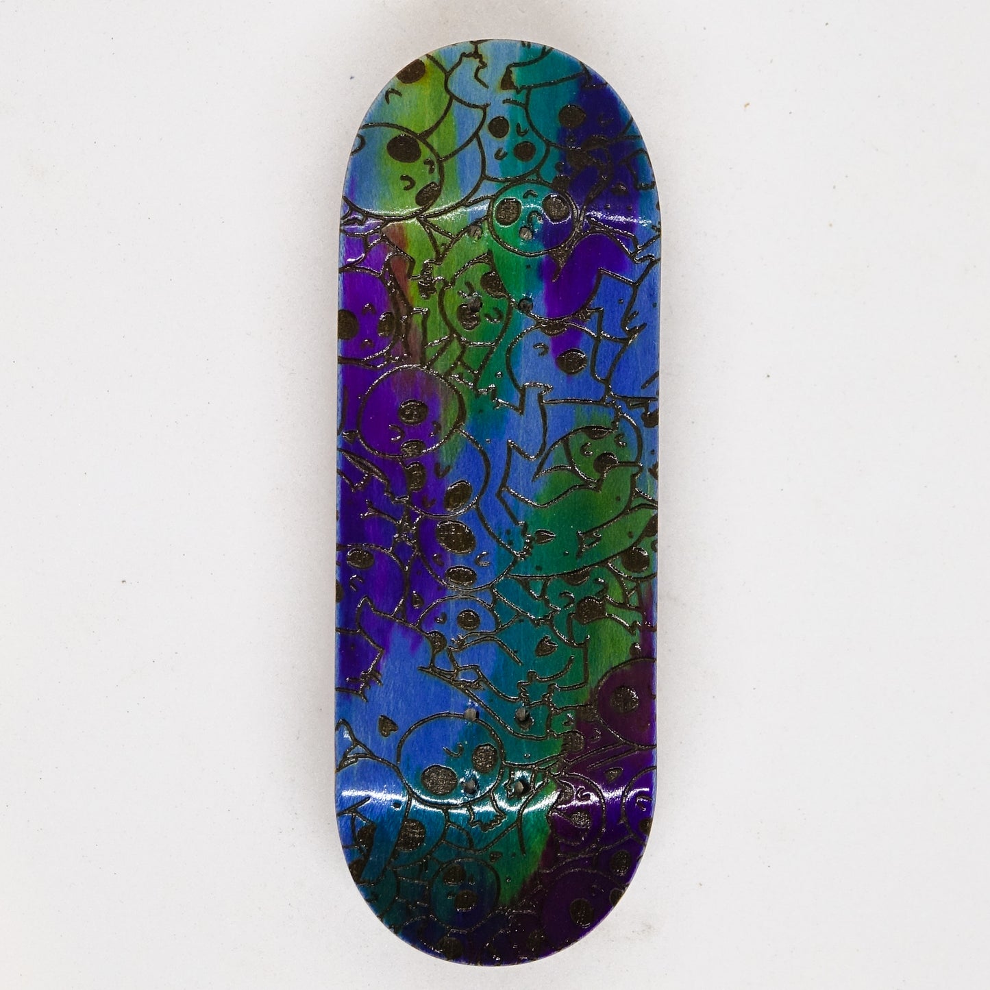 December Maple Board - HappySad Party Tye Dye