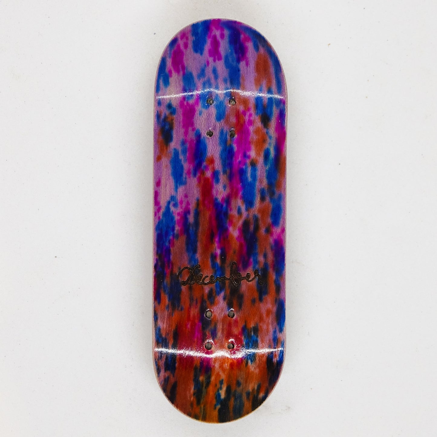 December Maple Board - December Logo Tye Dye