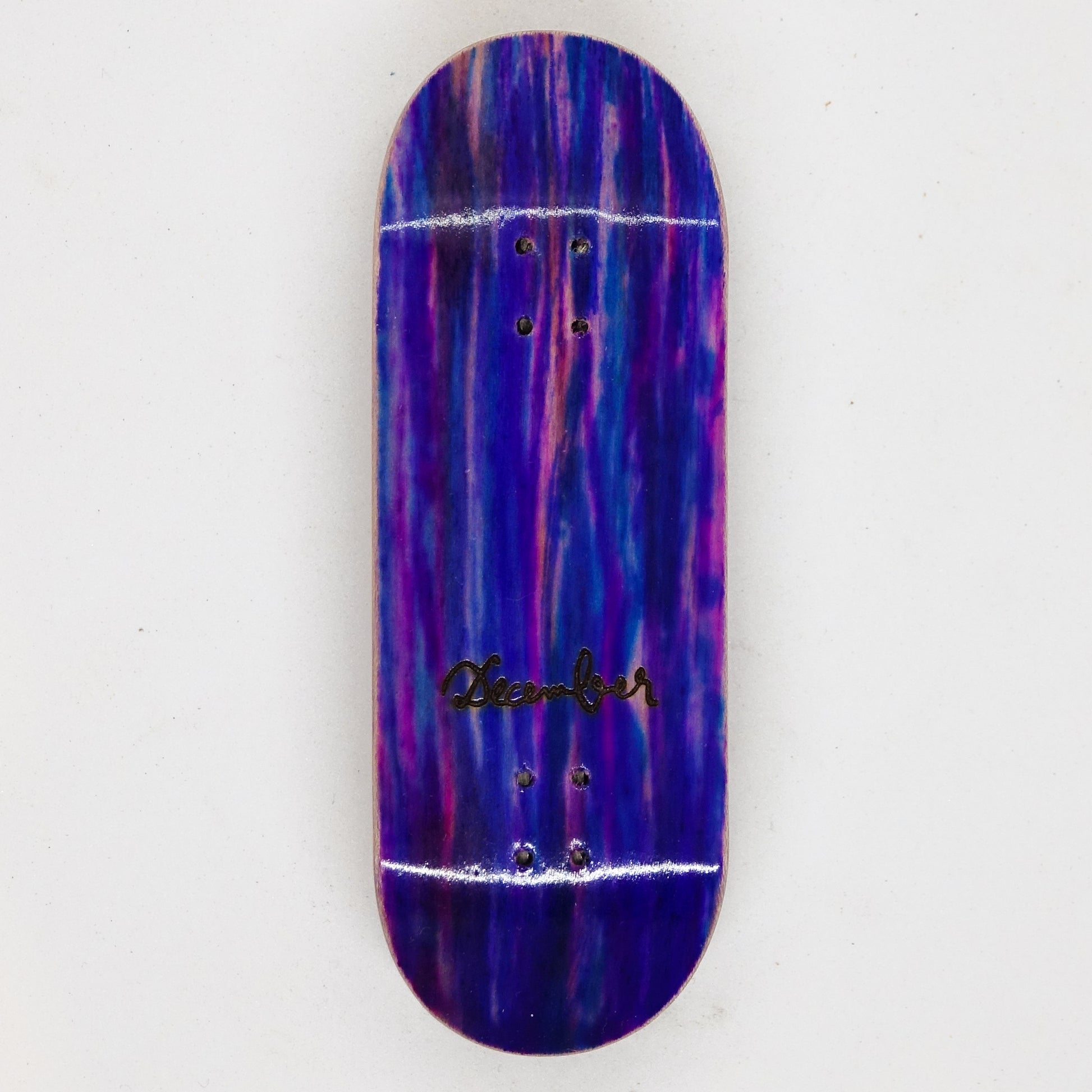 December Maple Board - December Logo Tye Dye - December Fingerboards