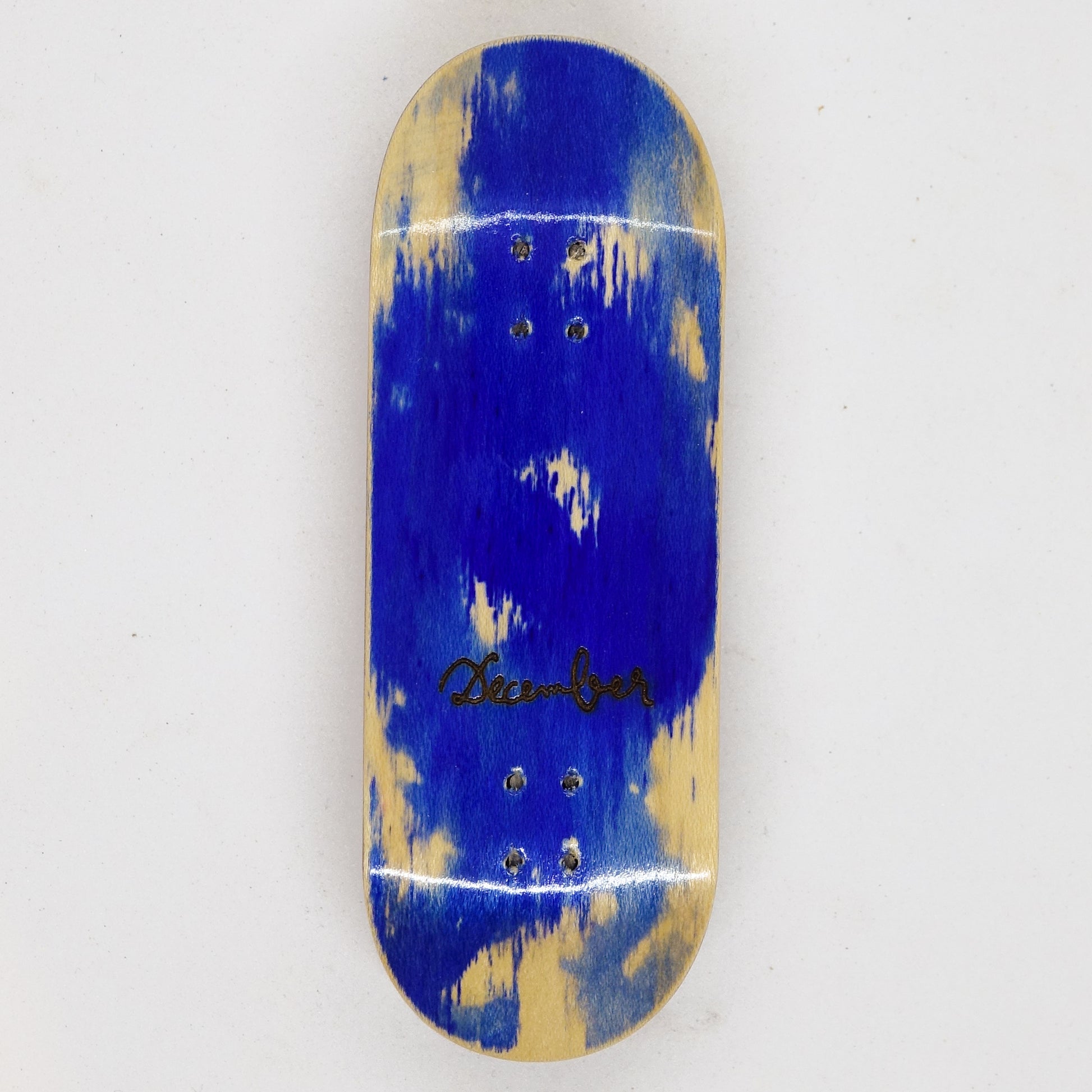December Maple Board - December Logo Tye Dye - December Fingerboards