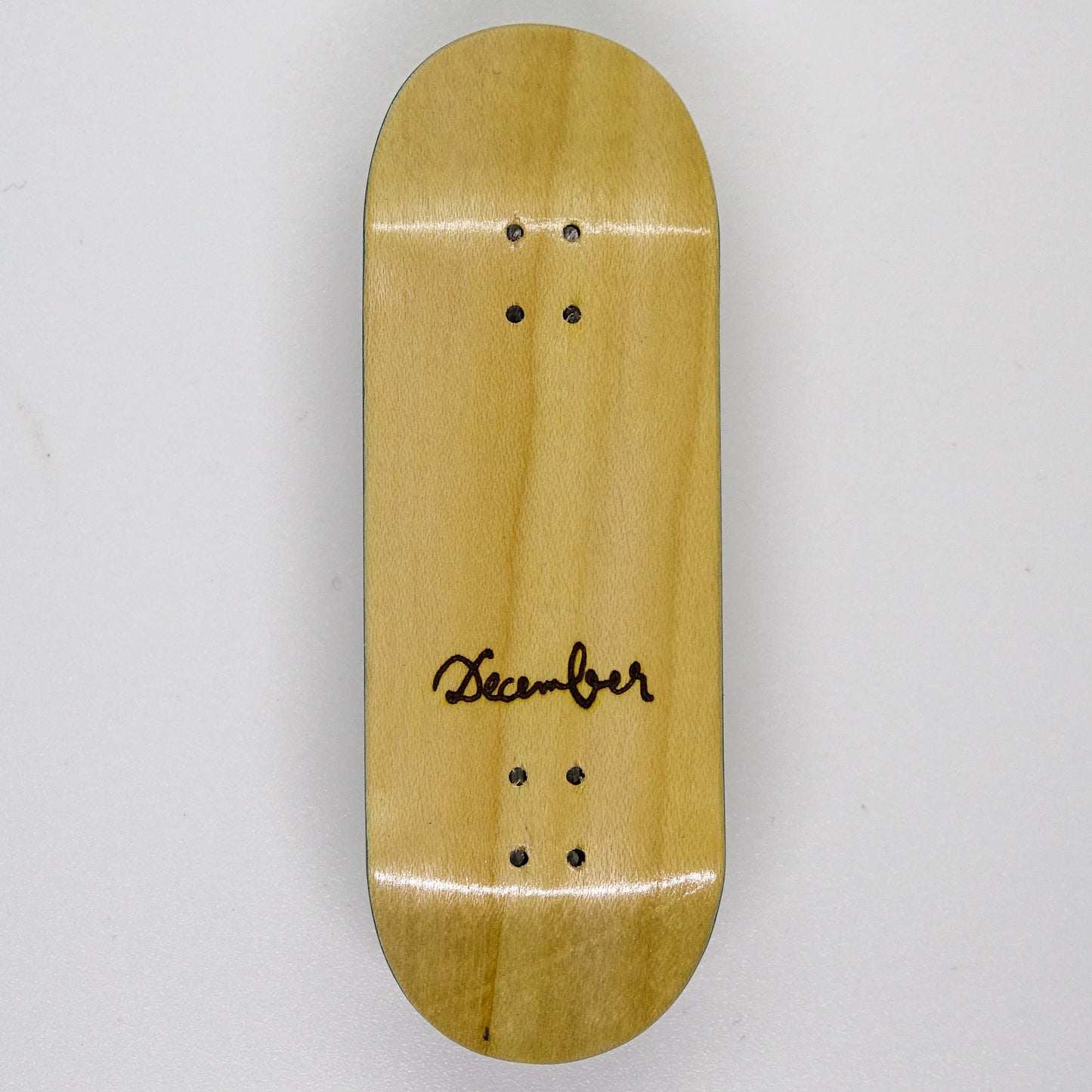 December Maple Board - December Logo - December Fingerboards