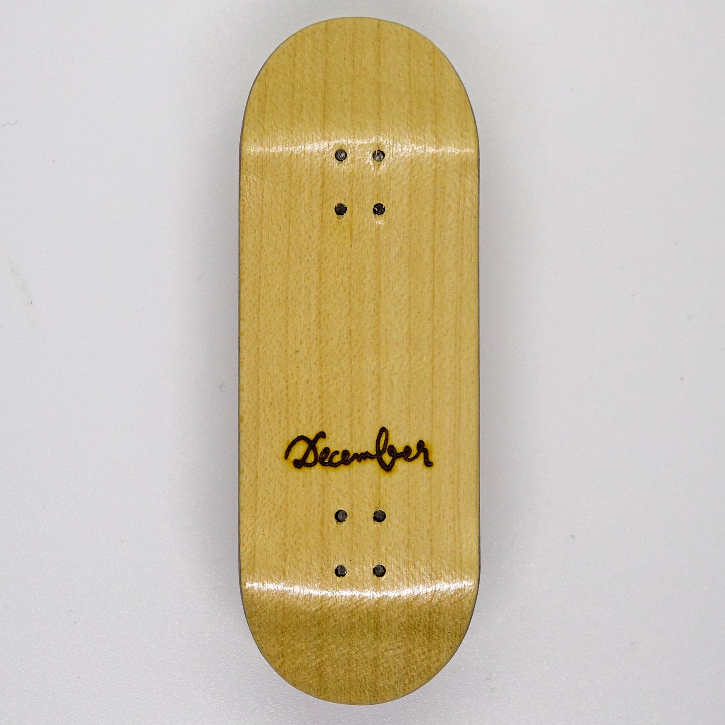 December Maple Board - December Logo - December Fingerboards