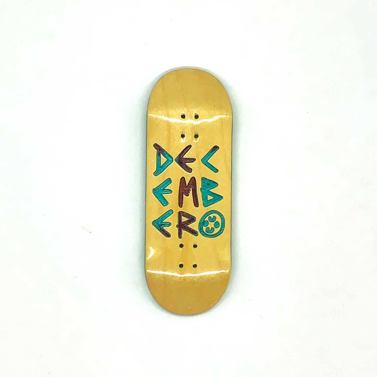 December 3D Carved Deck - December Fingerboards