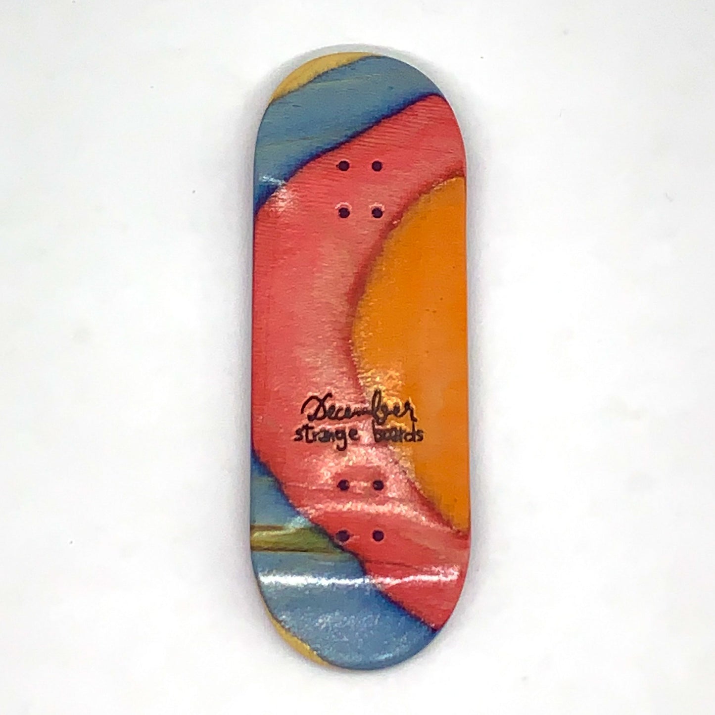 December Strange Boards - Recycled Skateboards Cross-Cut - December Fingerboards