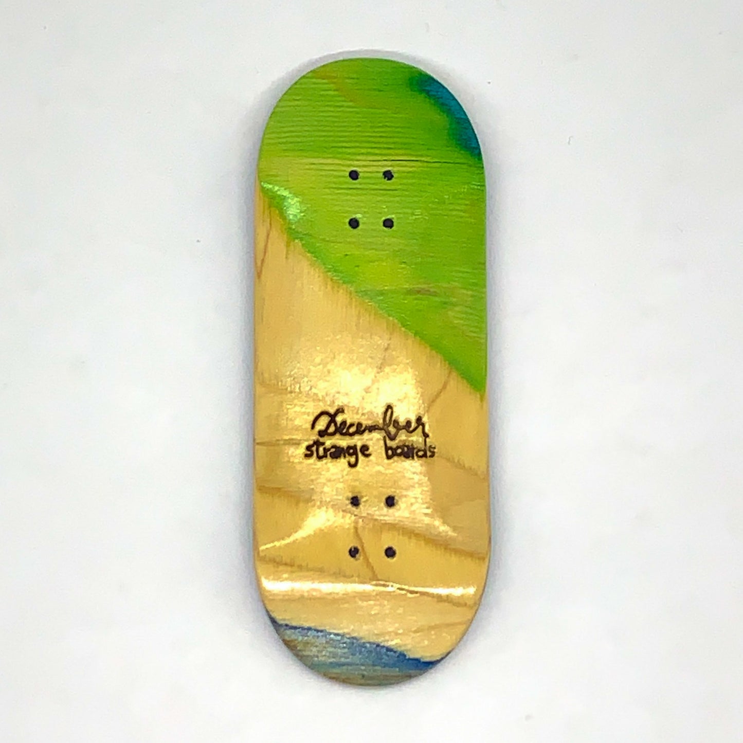 December Strange Boards - Recycled Skateboards Cross-Cut - December Fingerboards