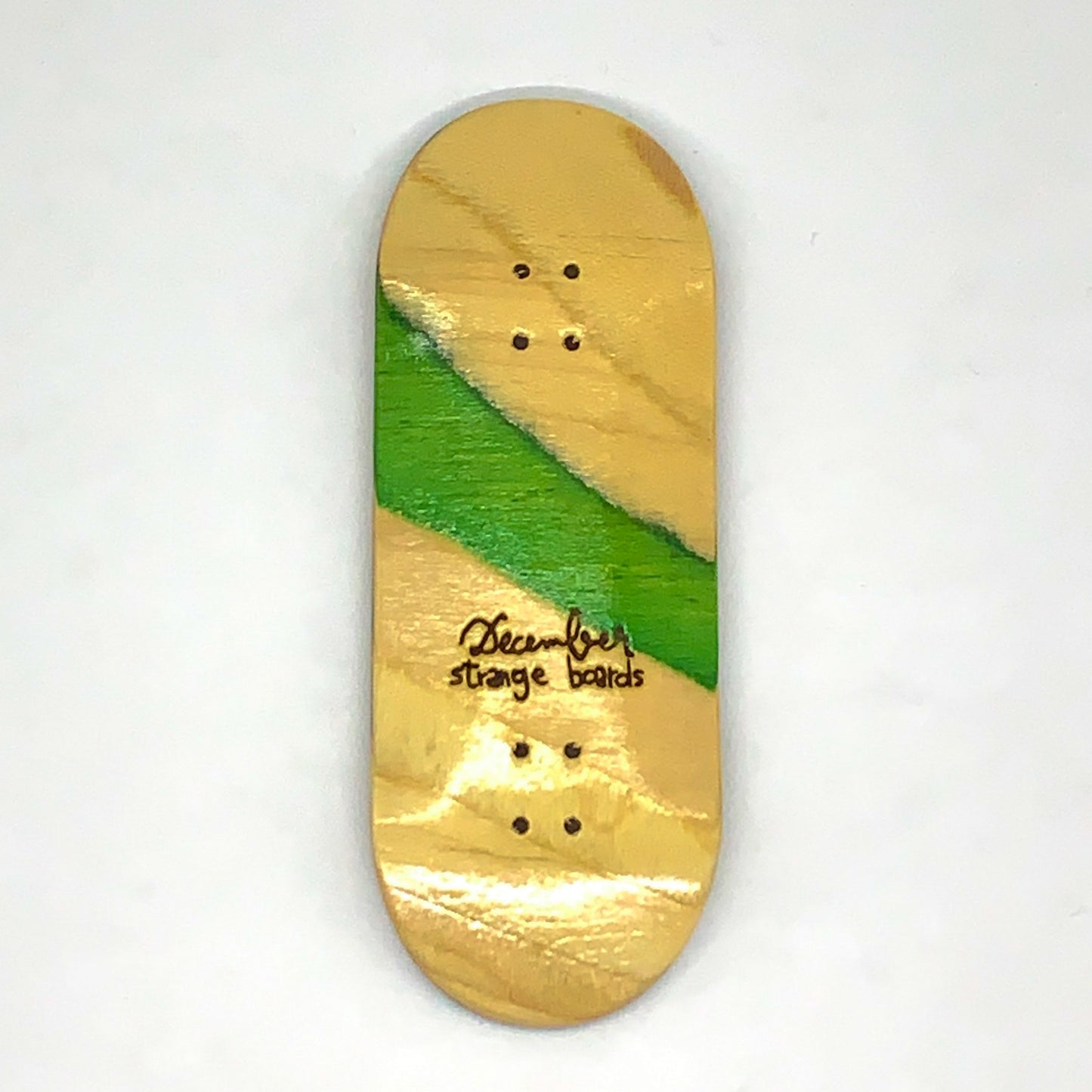 December Strange Boards - Recycled Skateboards Cross-Cut - December Fingerboards