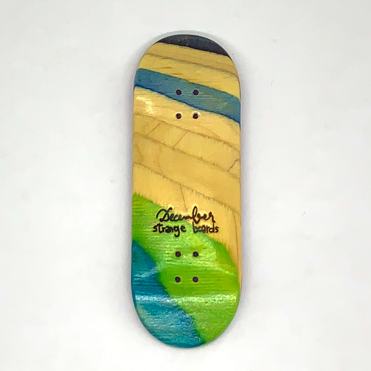 December Strange Boards - Recycled Skateboards Cross-Cut - December Fingerboards
