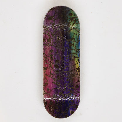 December Maple Board - HappySad Party Tye Dye