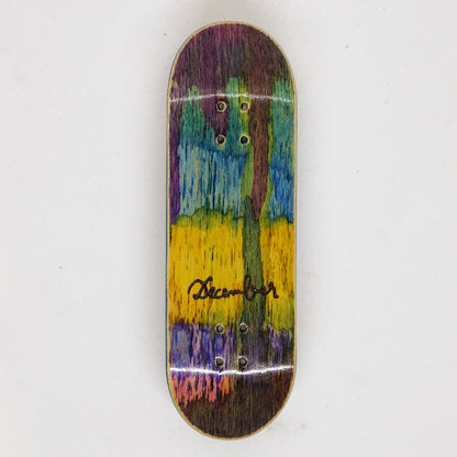 December Maple Board - December Logo Tye Dye