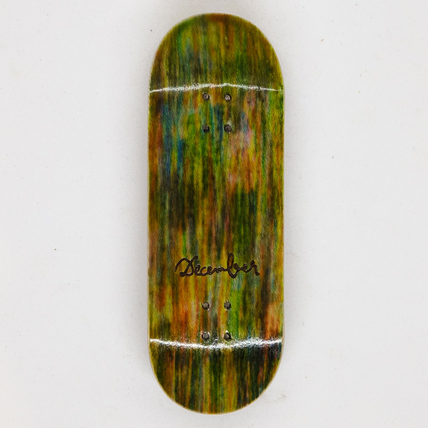 December Maple Board - December Logo Tye Dye