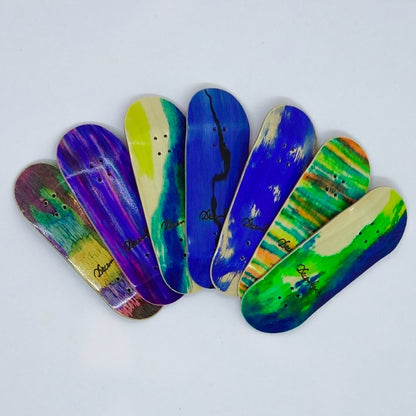 December Maple Board - December Logo Tye Dye