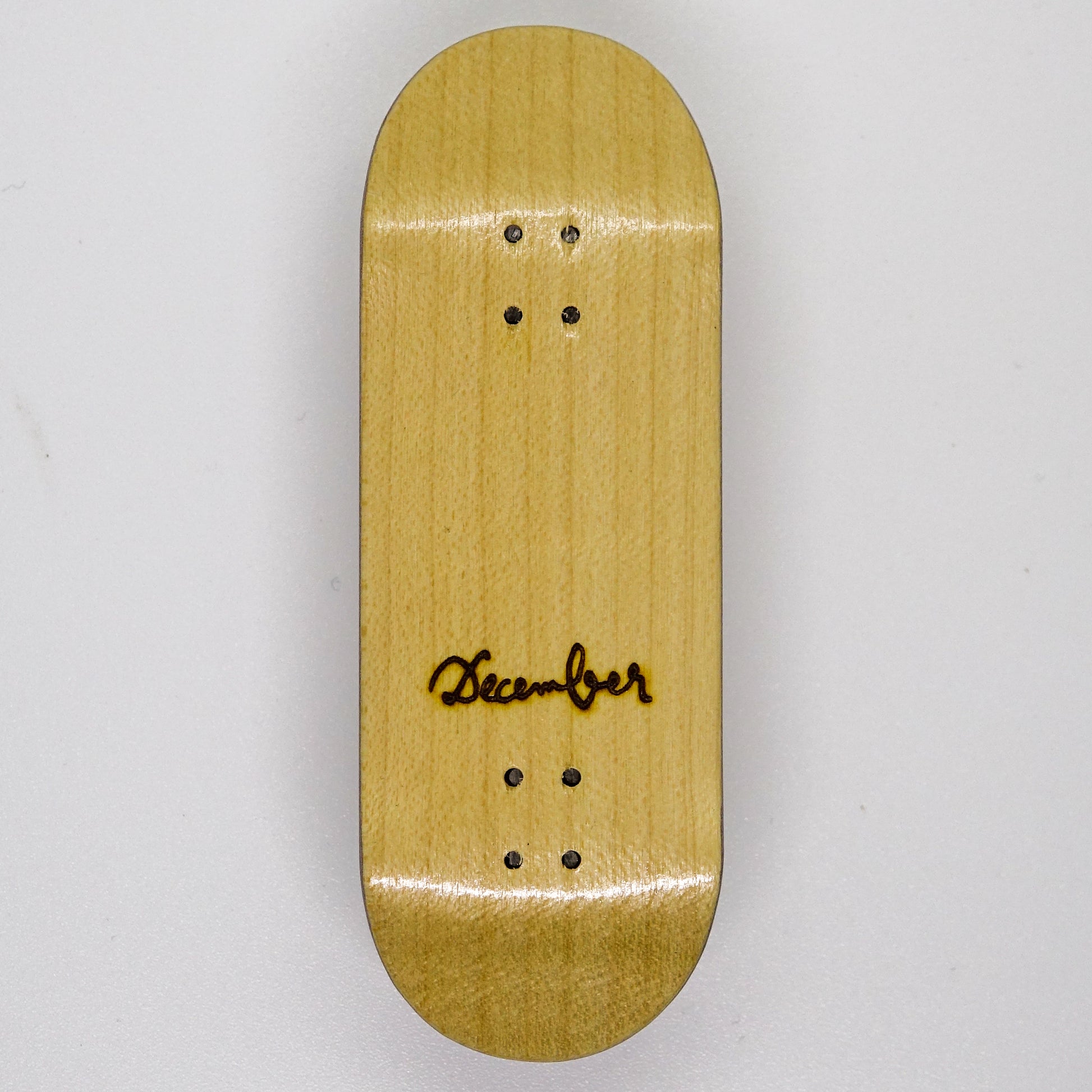 December Maple Board - December Logo - December Fingerboards