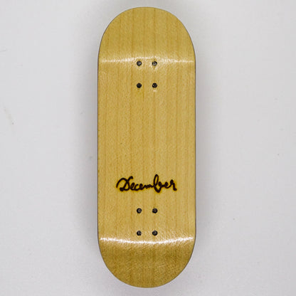 December Maple Board - December Logo - December Fingerboards