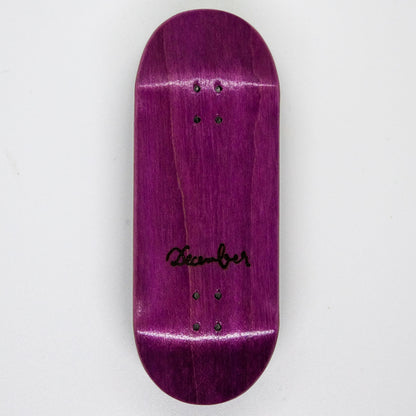 December Maple Board - December Logo - December Fingerboards
