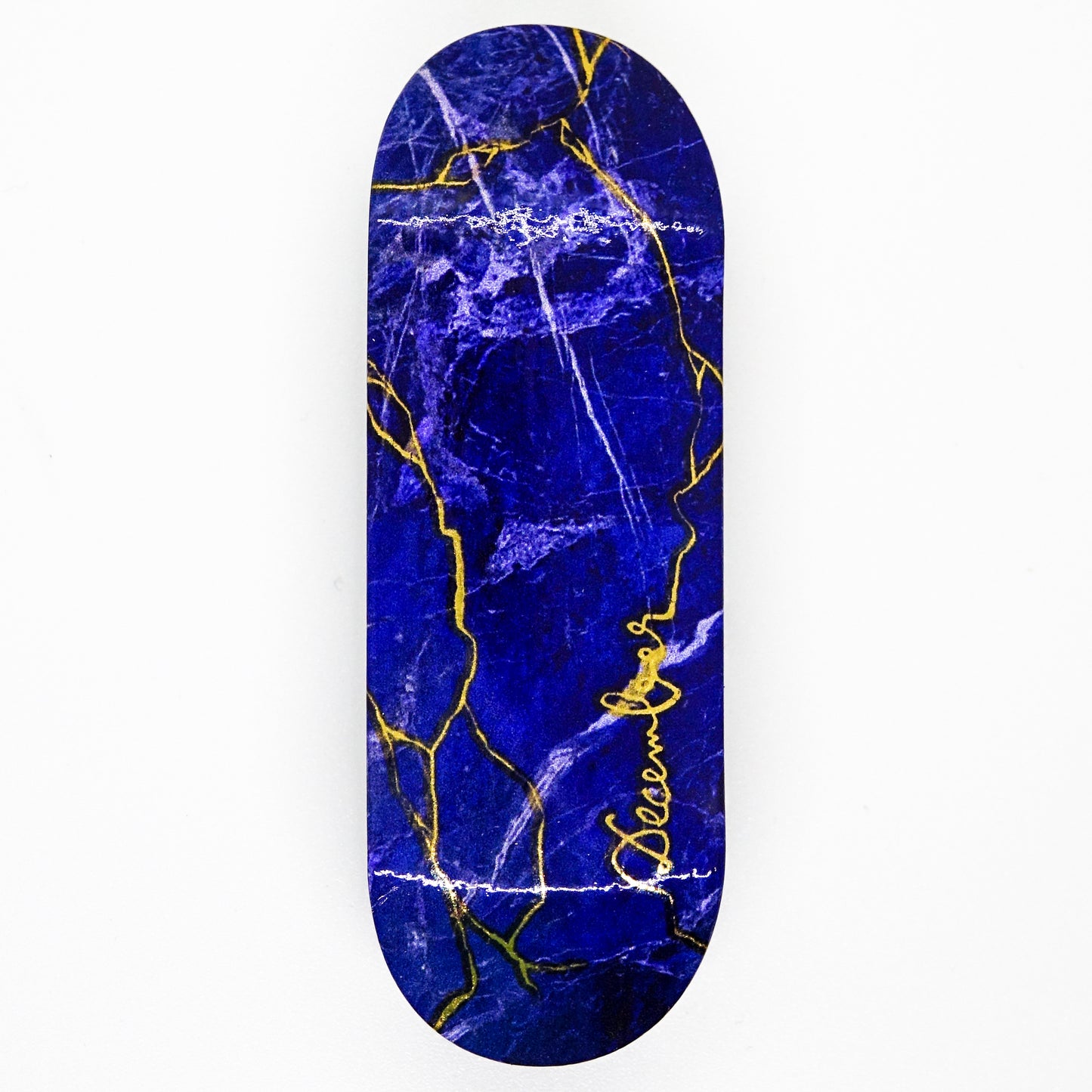 December Real Wear - Marble Kintsugi Sapphire - December Fingerboards
