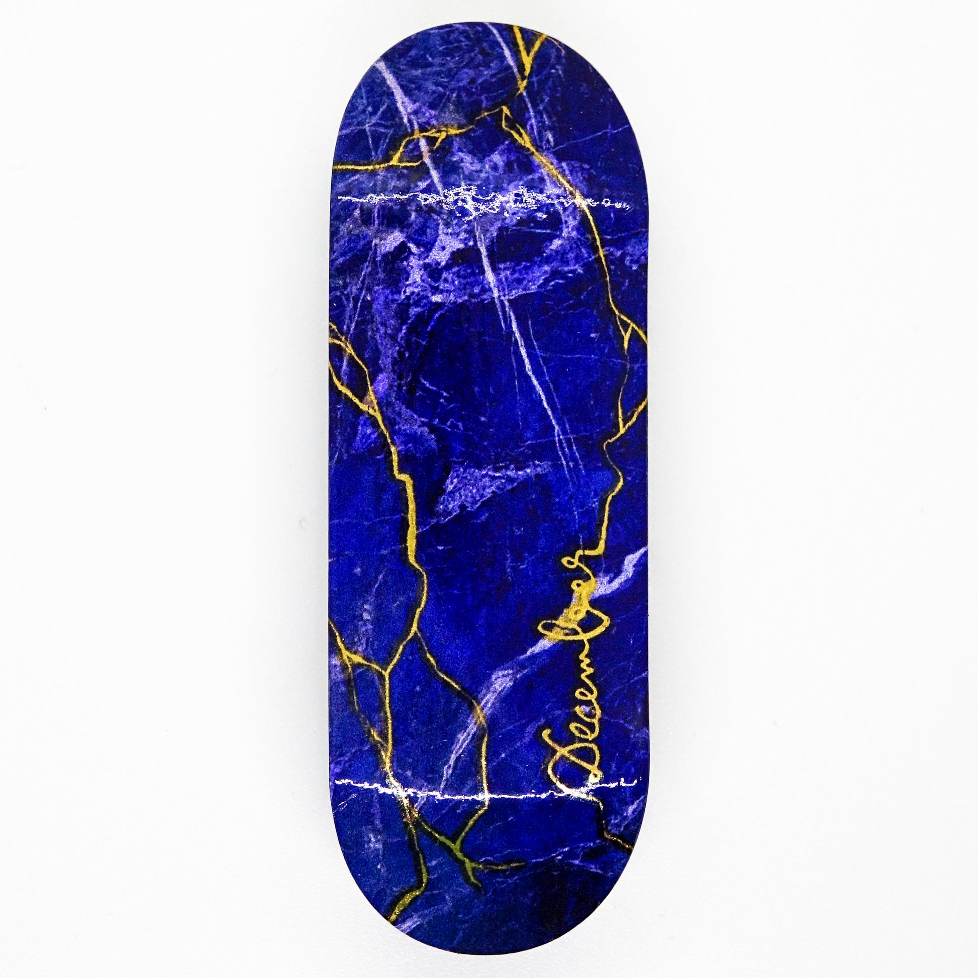 December Real Wear - Marble Kintsugi Sapphire - December Fingerboards