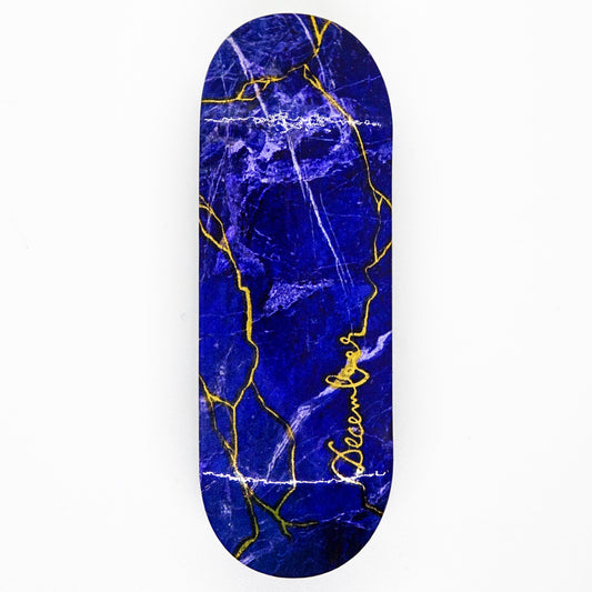 December Real Wear - Marble Kintsugi Sapphire - December Fingerboards