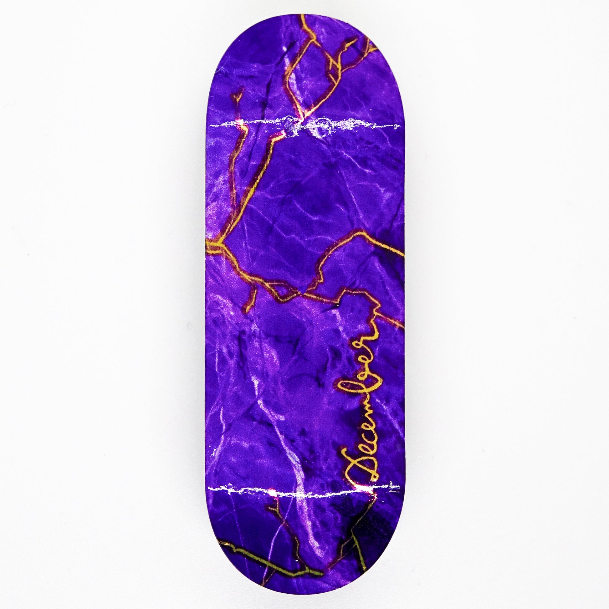 December Real Wear - Marble Kintsugi Amethyst - December Fingerboards