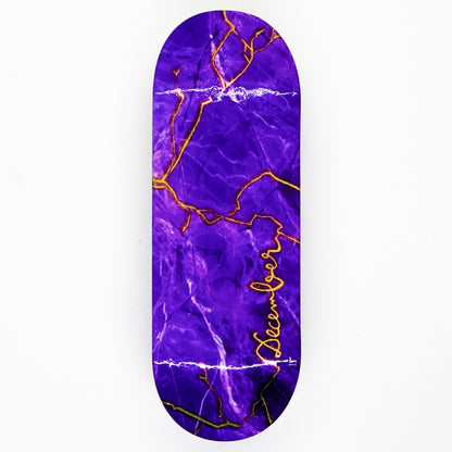 December Real Wear - Marble Kintsugi Amethyst - December Fingerboards