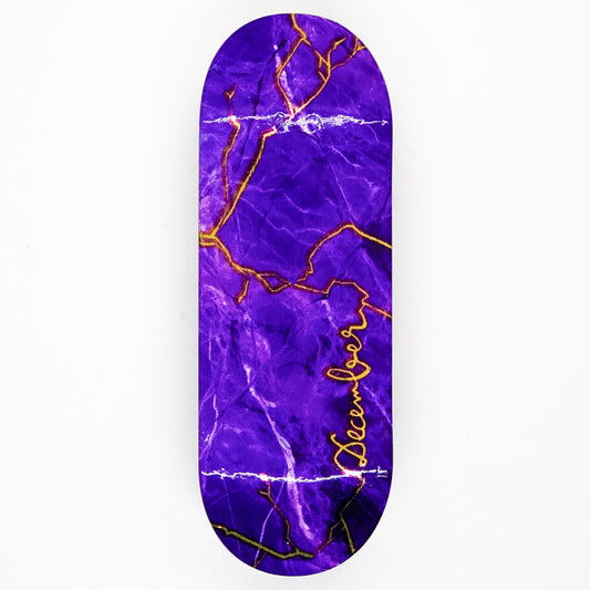 December Real Wear - Marble Kintsugi Amethyst - December Fingerboards